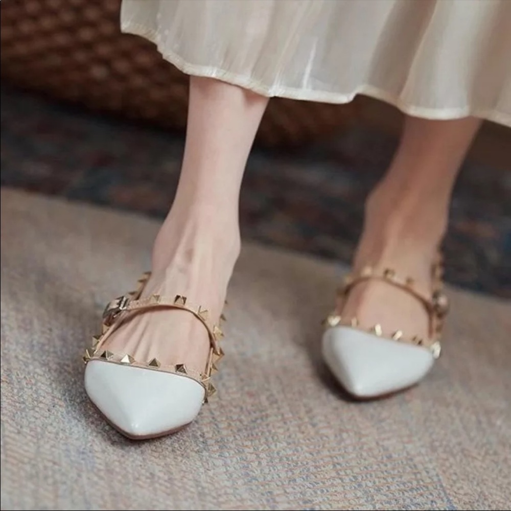 SEXY ROCKSTUD POINTED SANDALS - Picture 2 of 7